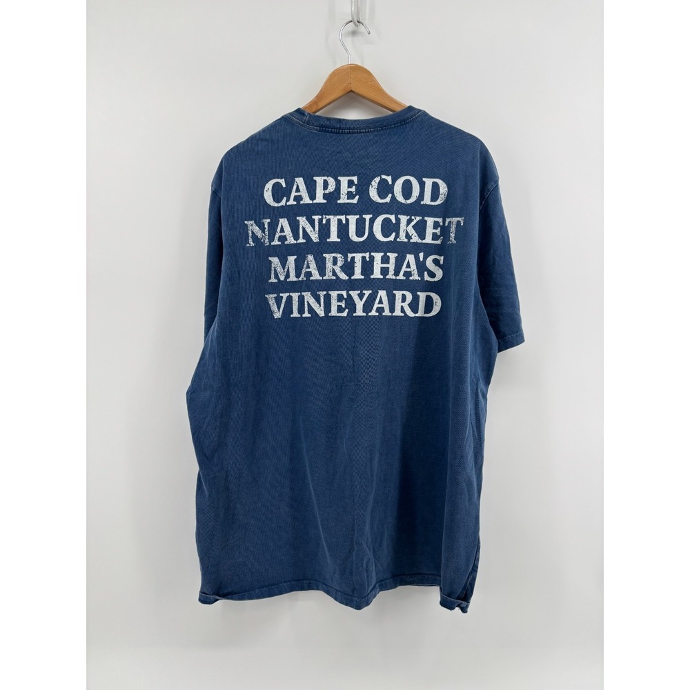 Vineyard Vines Surfboard Logo T-Shirt Men’s Blue Cotton Short Sleeve Comfort XXL